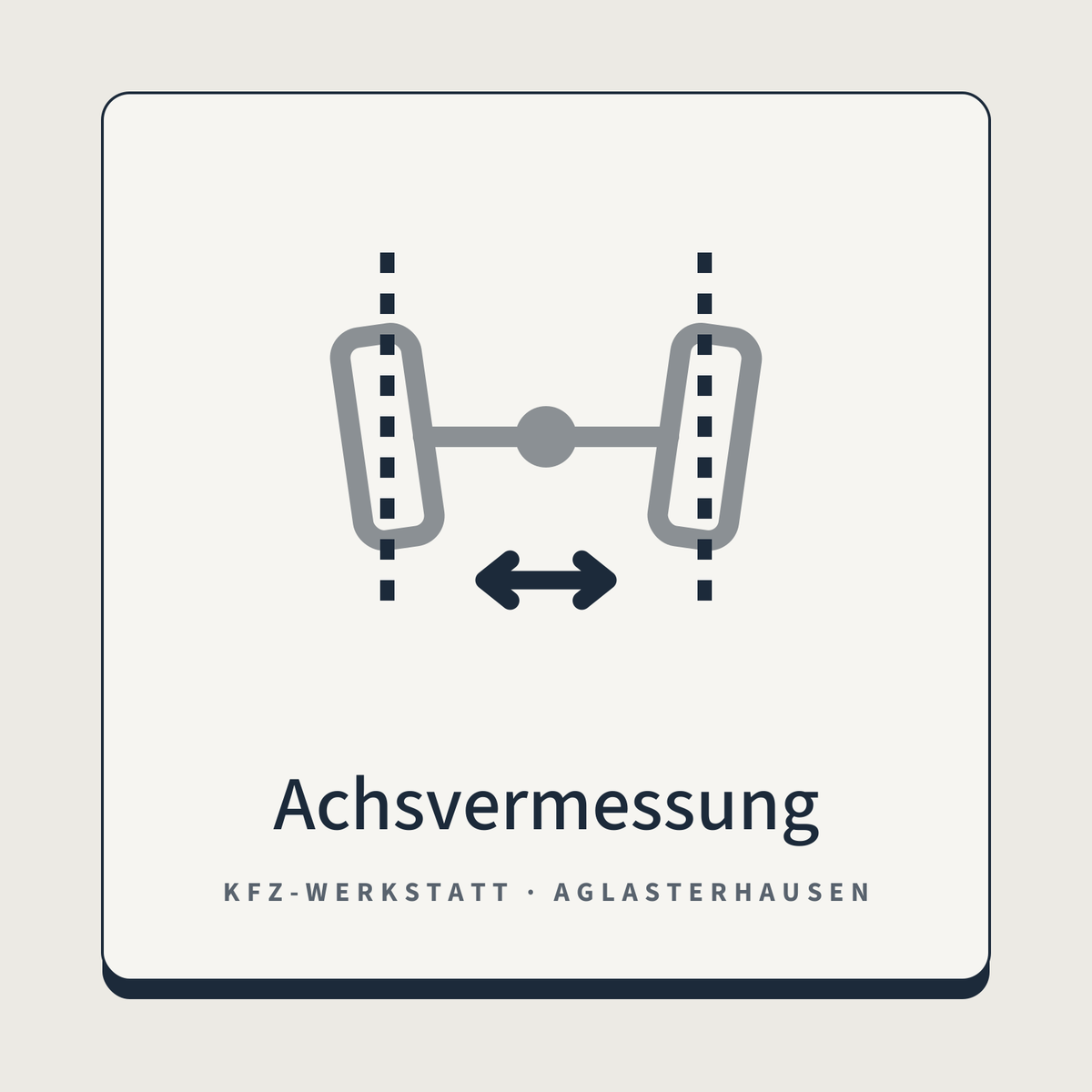 Achsvermessung & Spureinstellung