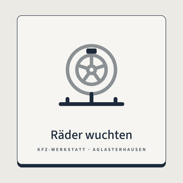 Räder auswuchten