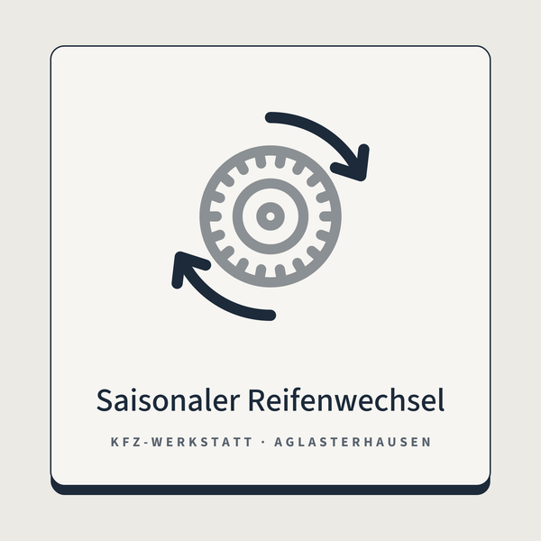 Saisonaler Reifenwechsel – Reifen auf vorhandene Felgen