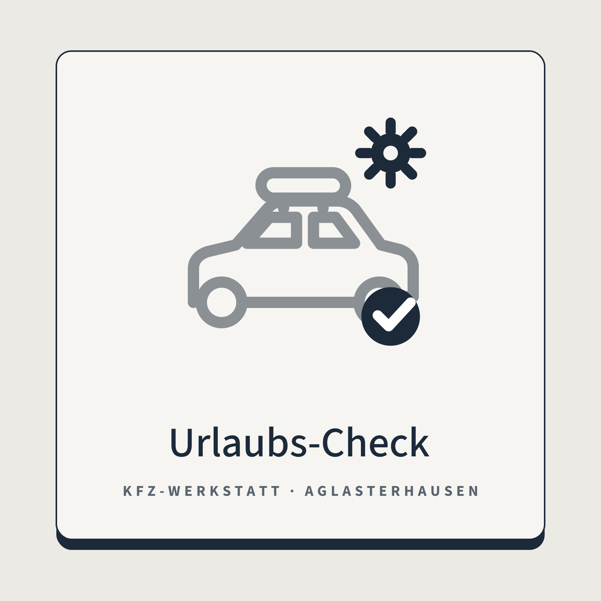 Urlaubs-Check – sicher in die Ferien